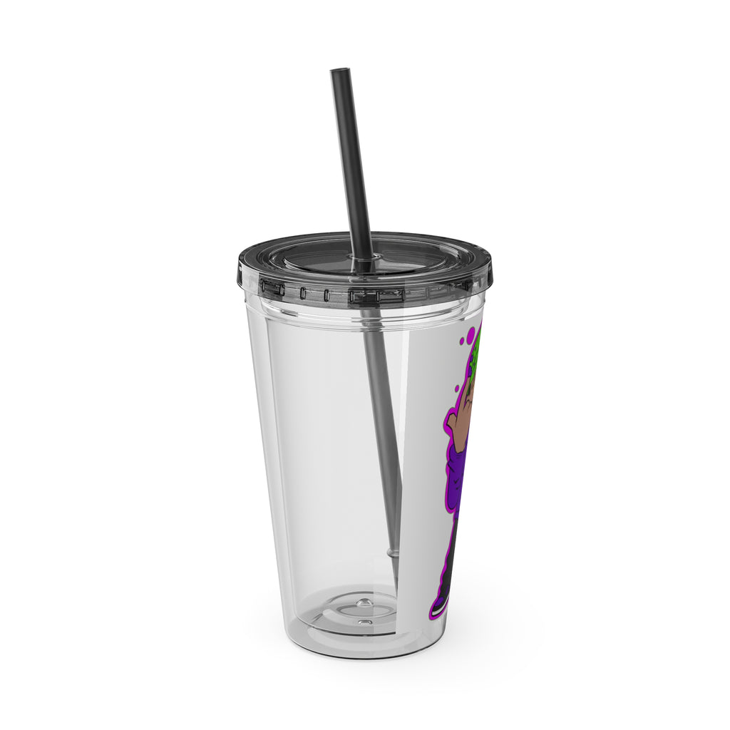 Sunsplash Tumbler with Straw, 16oz