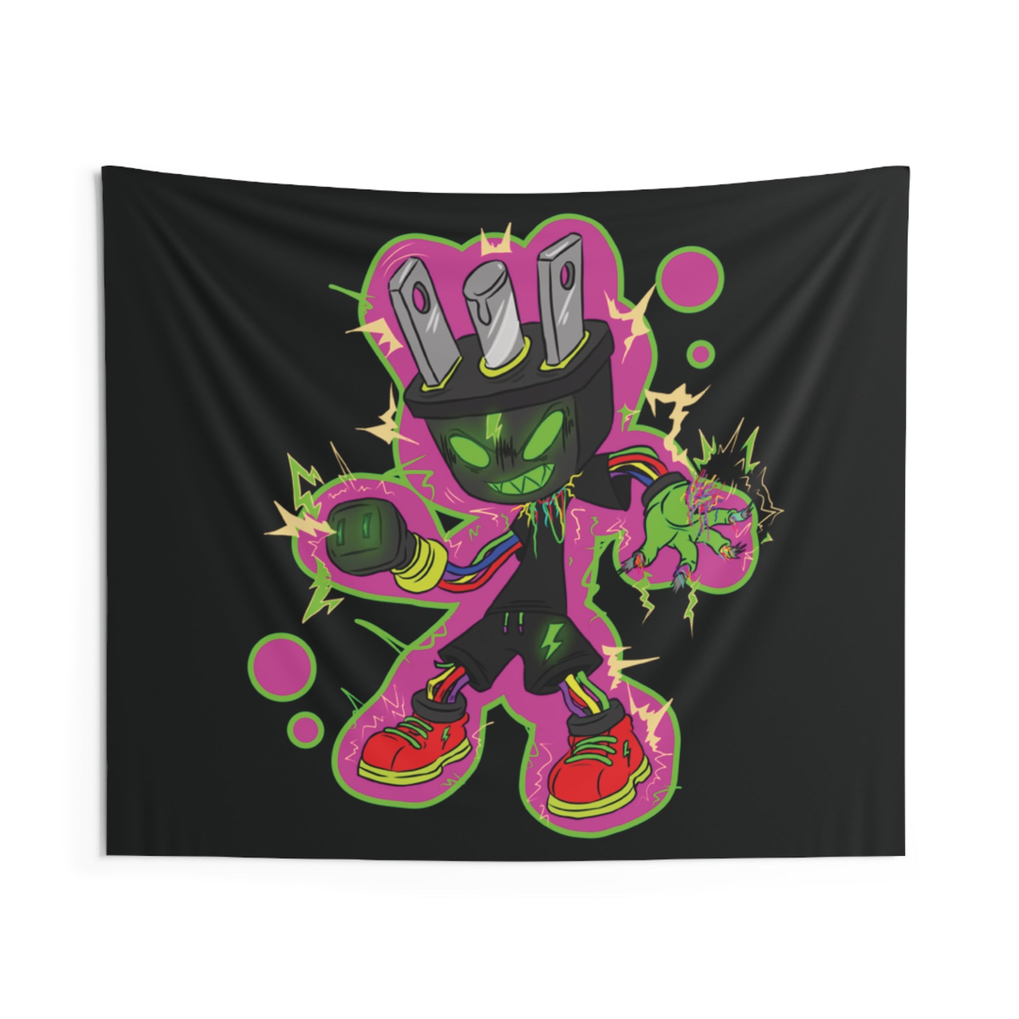 Splat Wall Tapestry | Neon Street Canvas