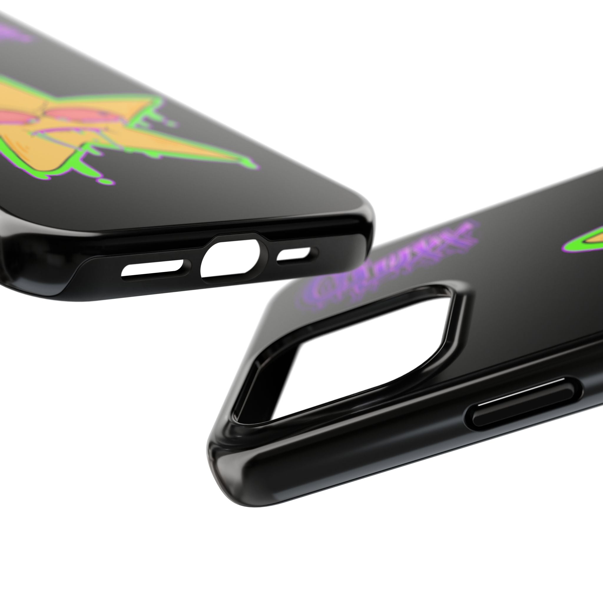 Benny The Star & CLUXX Phone Case,  Black Graphic Phone Case.