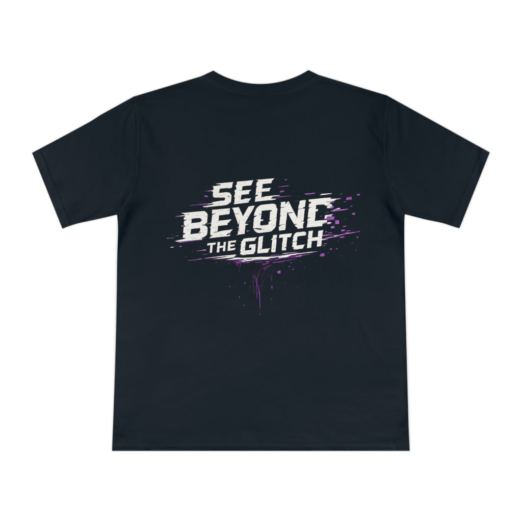 See Beyond The Glitch | Organic Cotton Tee 👁️👑⚡