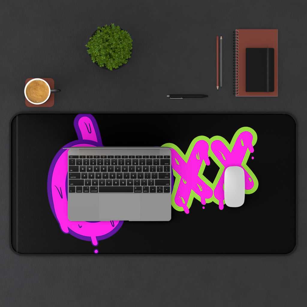 CLUXX Desk Mat | Neon Tag Edition