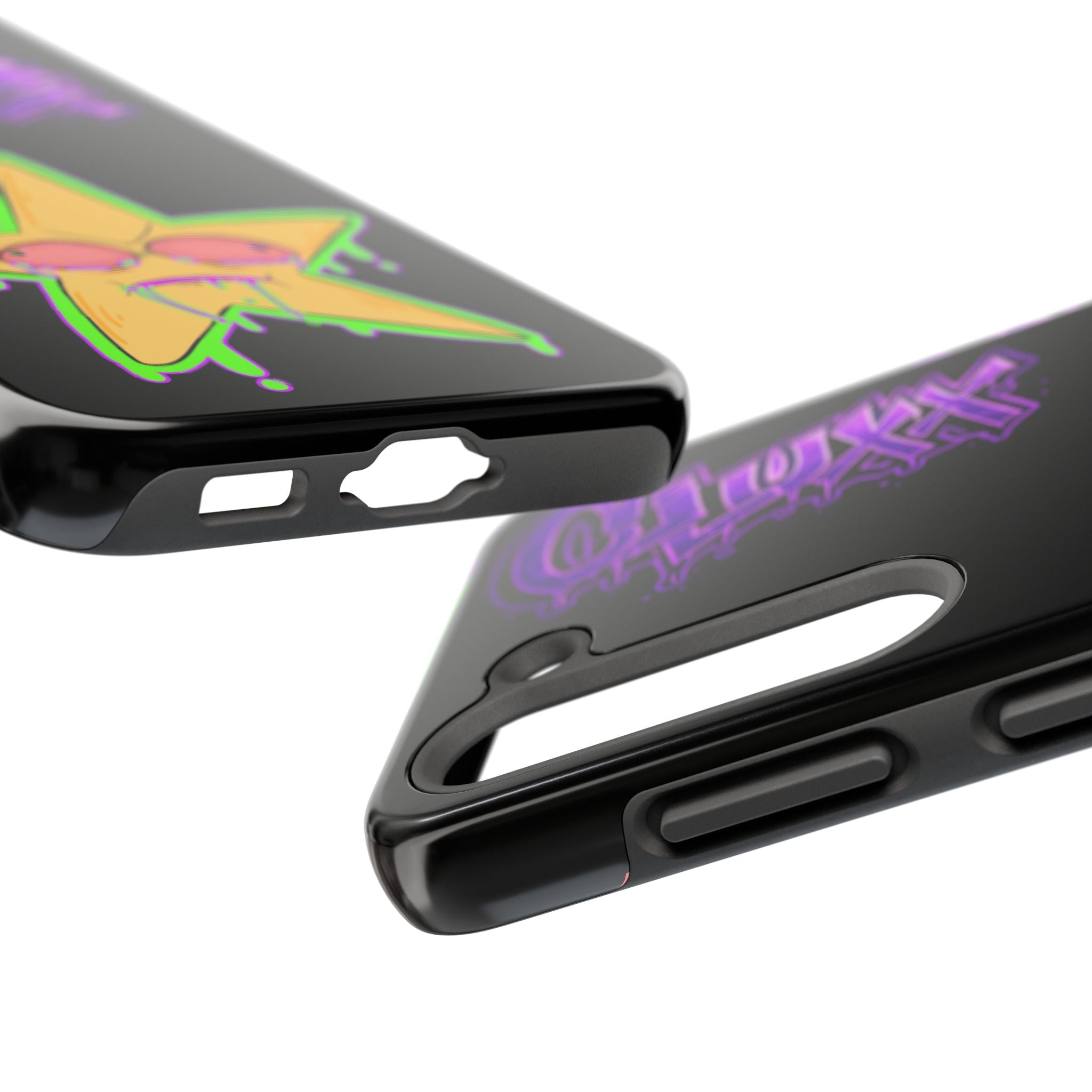 Benny The Star & CLUXX Phone Case,  Black Graphic Phone Case.