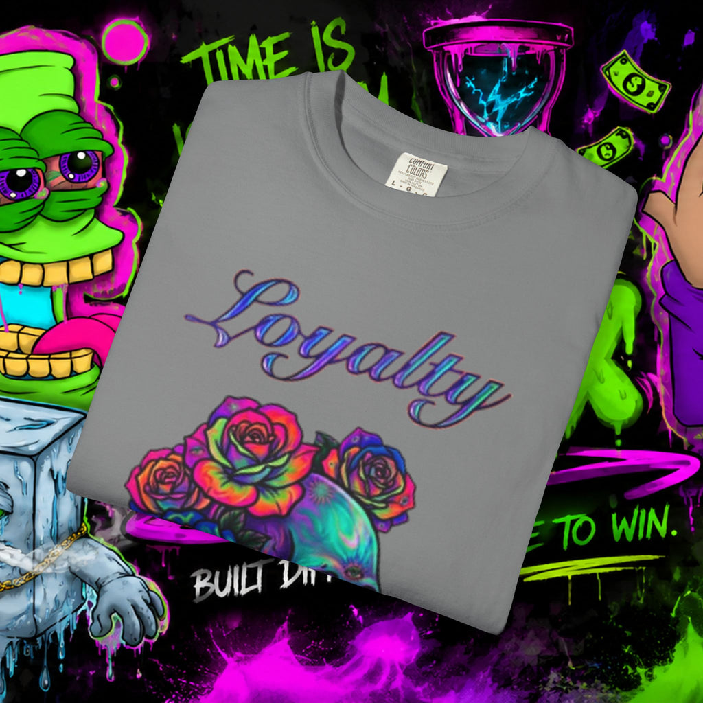Loyalty Skull T-Shirt — Back Dagger Graphic