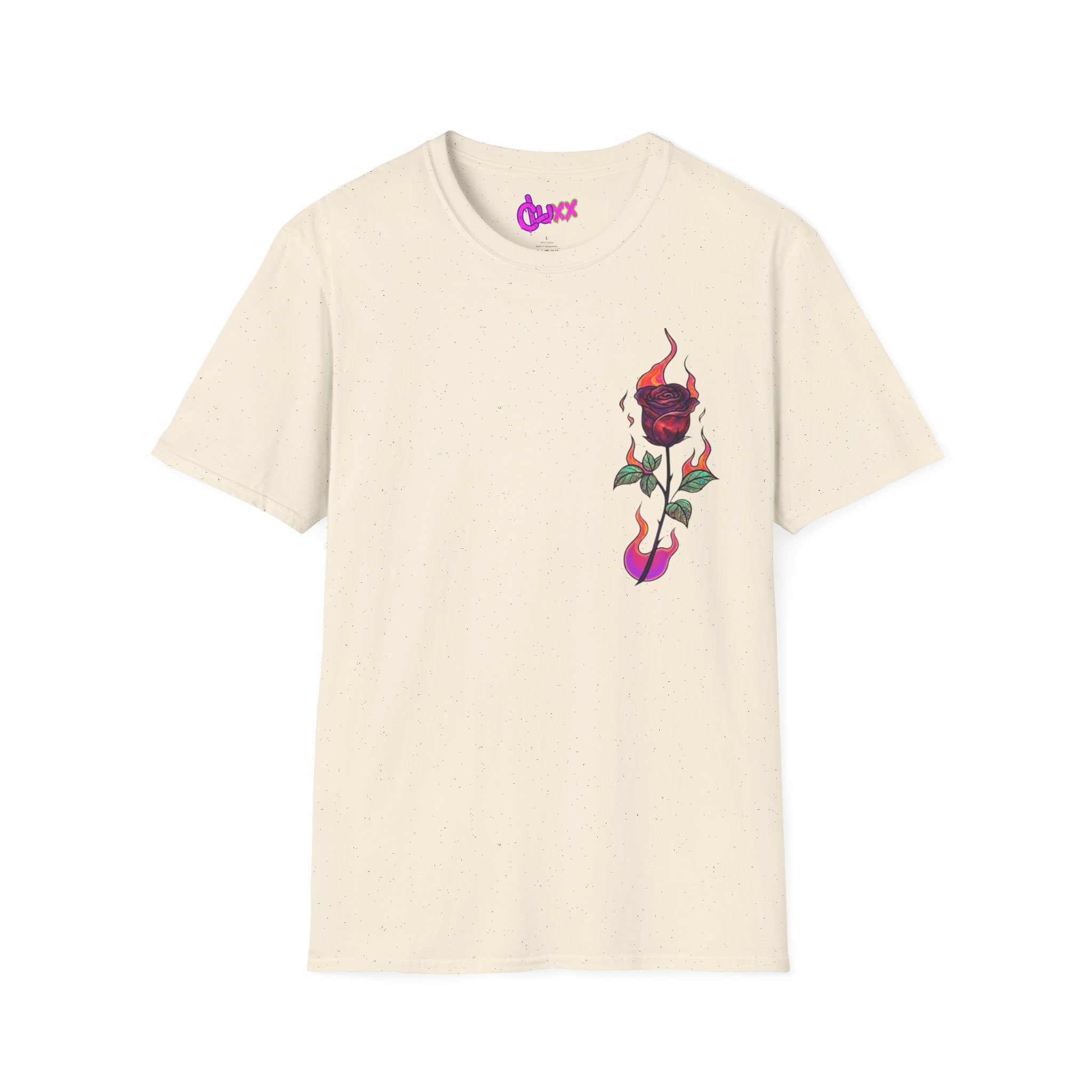 No Evil Graphic Tee – Burning Rose Streetwear T-Shirt