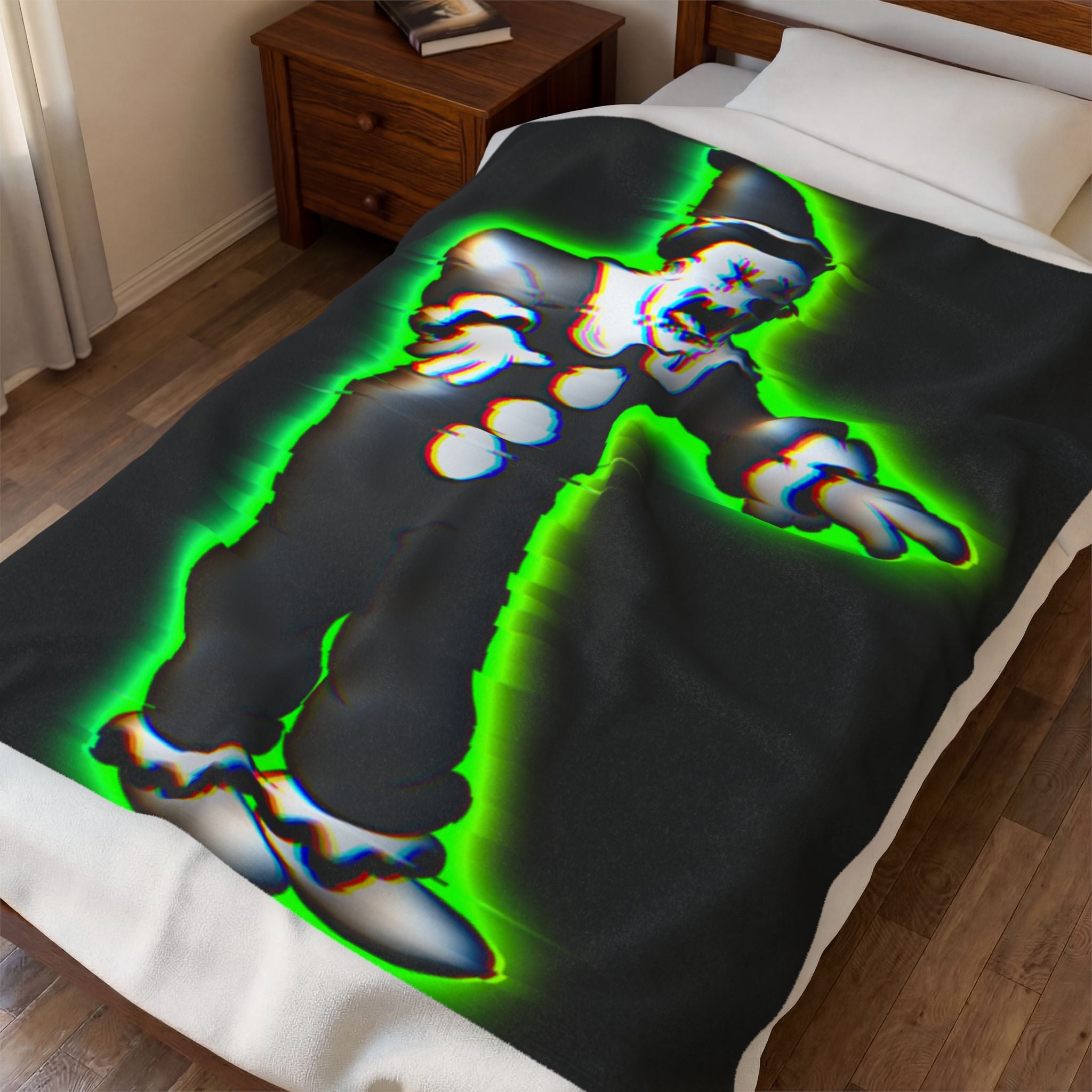 Glitch Velveteen Blanket | Damaged File Edition