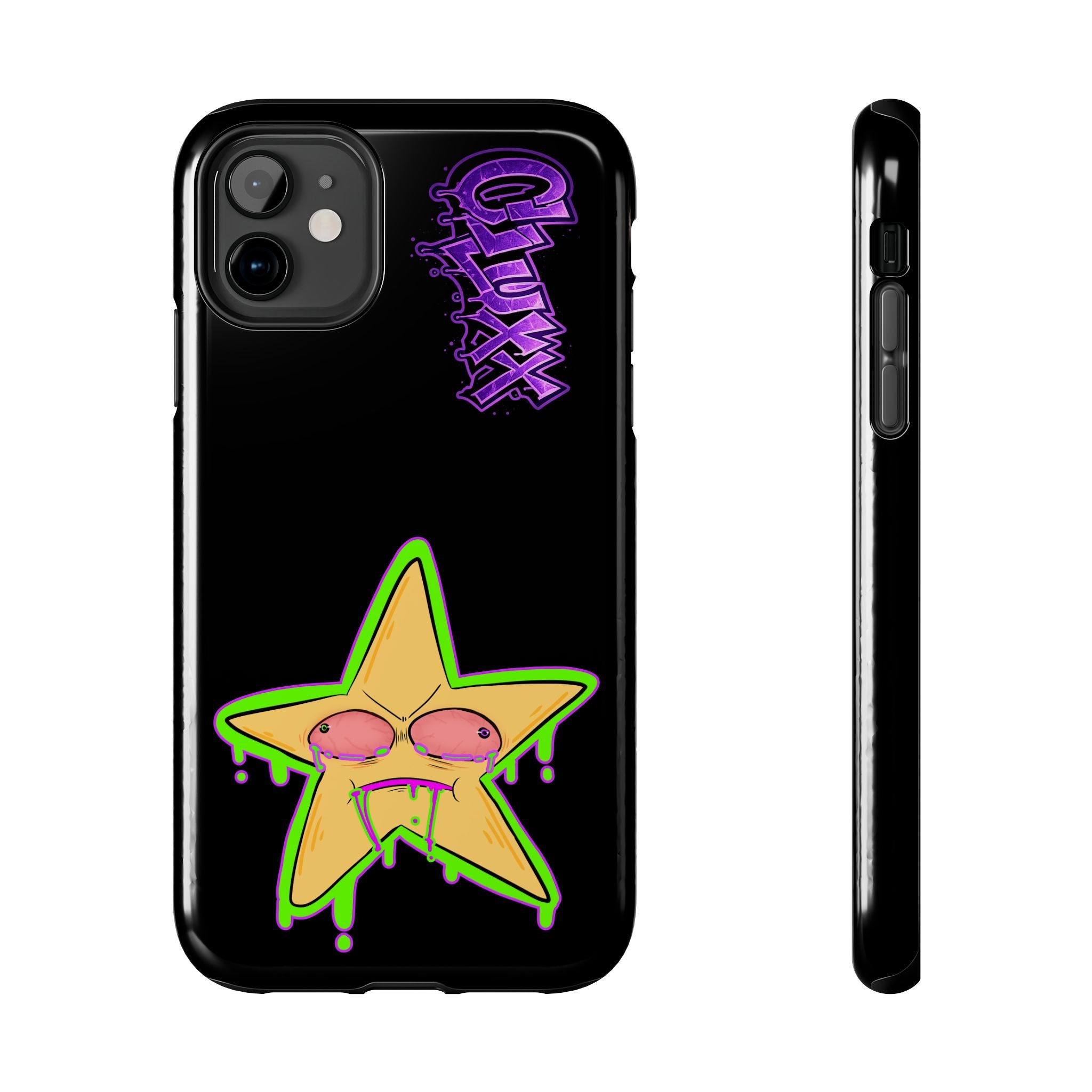 Benny The Star & CLUXX Phone Case,  Black Graphic Phone Case.