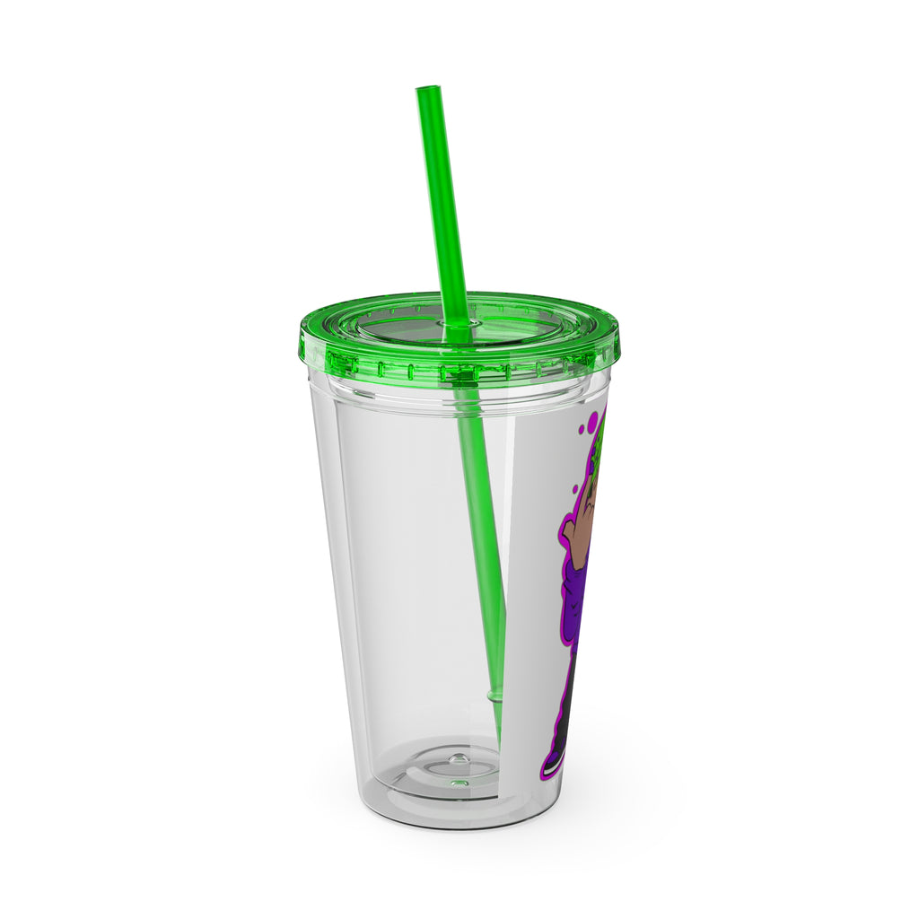 Sunsplash Tumbler with Straw, 16oz