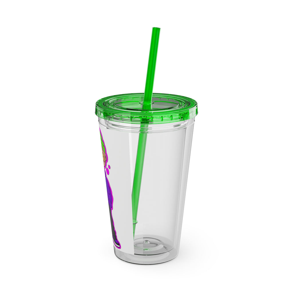 Sunsplash Tumbler with Straw, 16oz