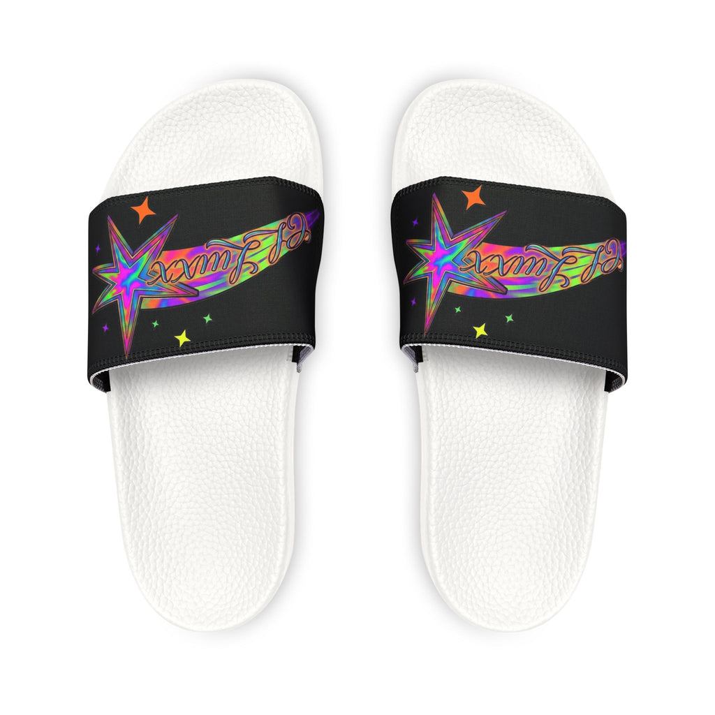 CL LUXX Cosmic Star Slide Sandals | Removable Strap Comfort Slide
