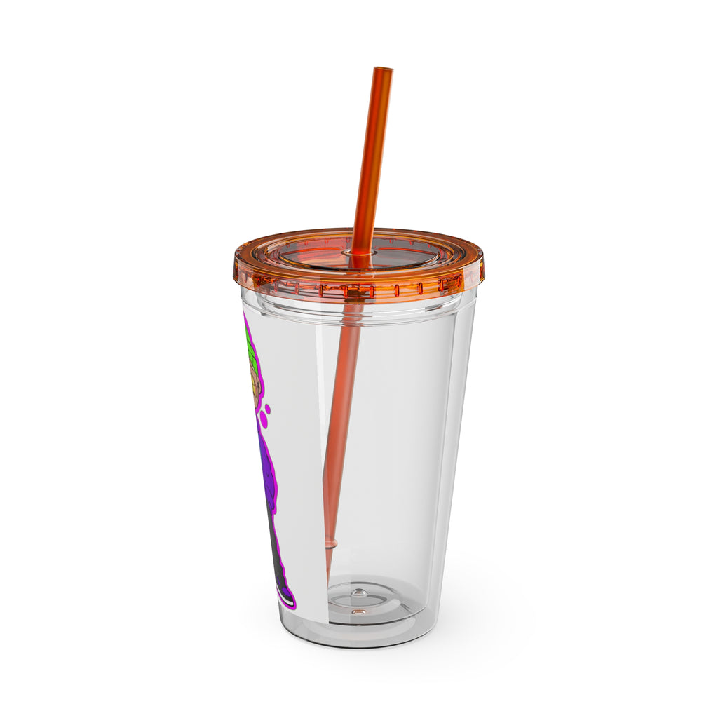 Sunsplash Tumbler with Straw, 16oz