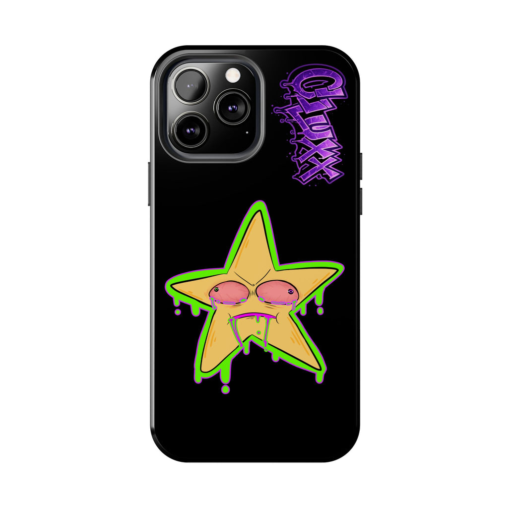 Benny The Star & CLUXX Phone Case,  Black Graphic Phone Case.