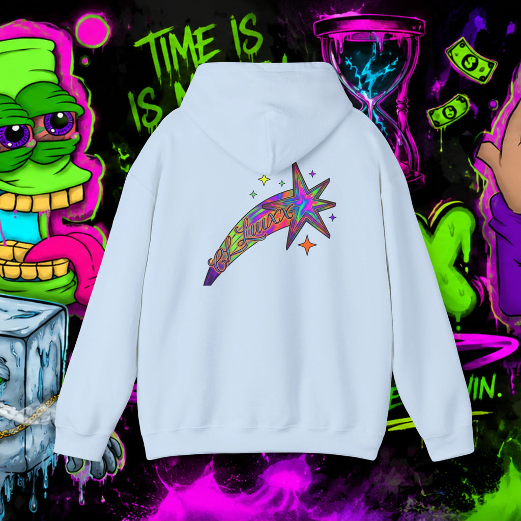 Loyalty Skull Hoodie — CL LUXX Shooting Star Back Graphic