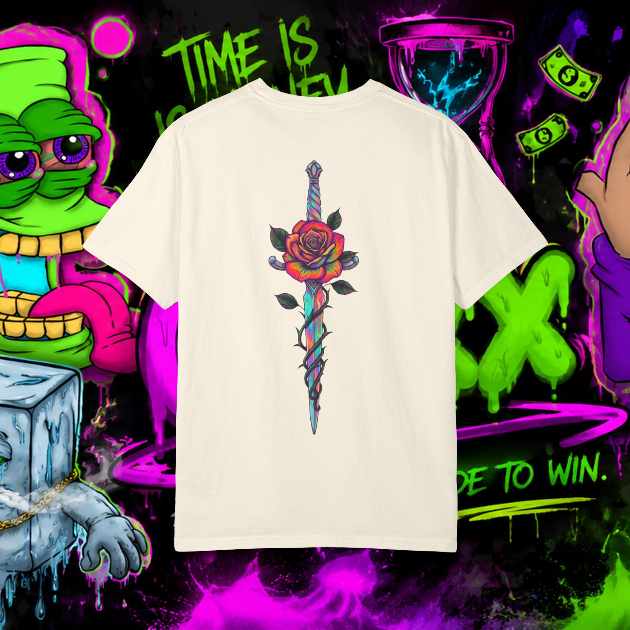 Loyalty Skull T-Shirt — Back Dagger Graphic