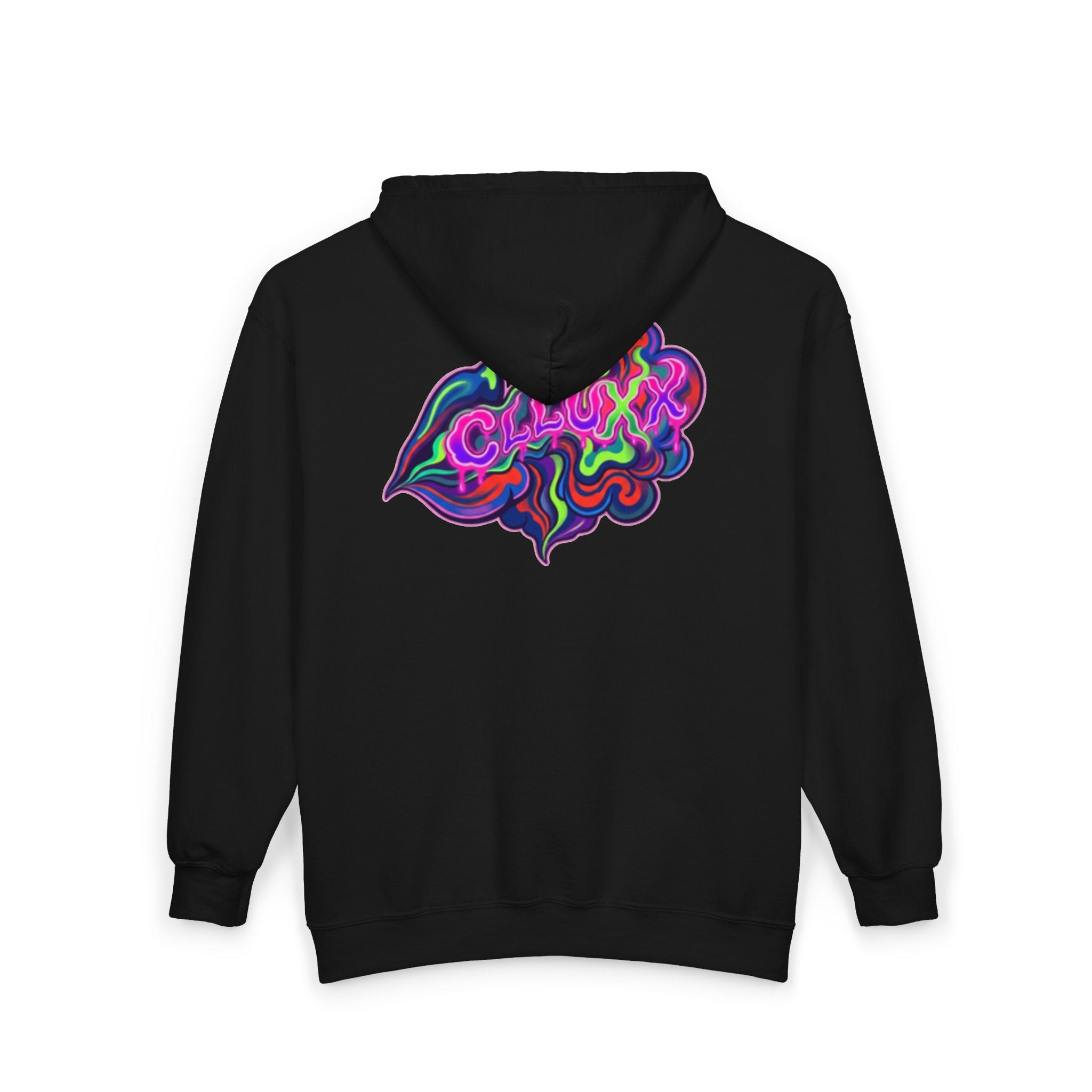 Split Heart Zip Hoodie – CL LUXX Graphic Streetwear