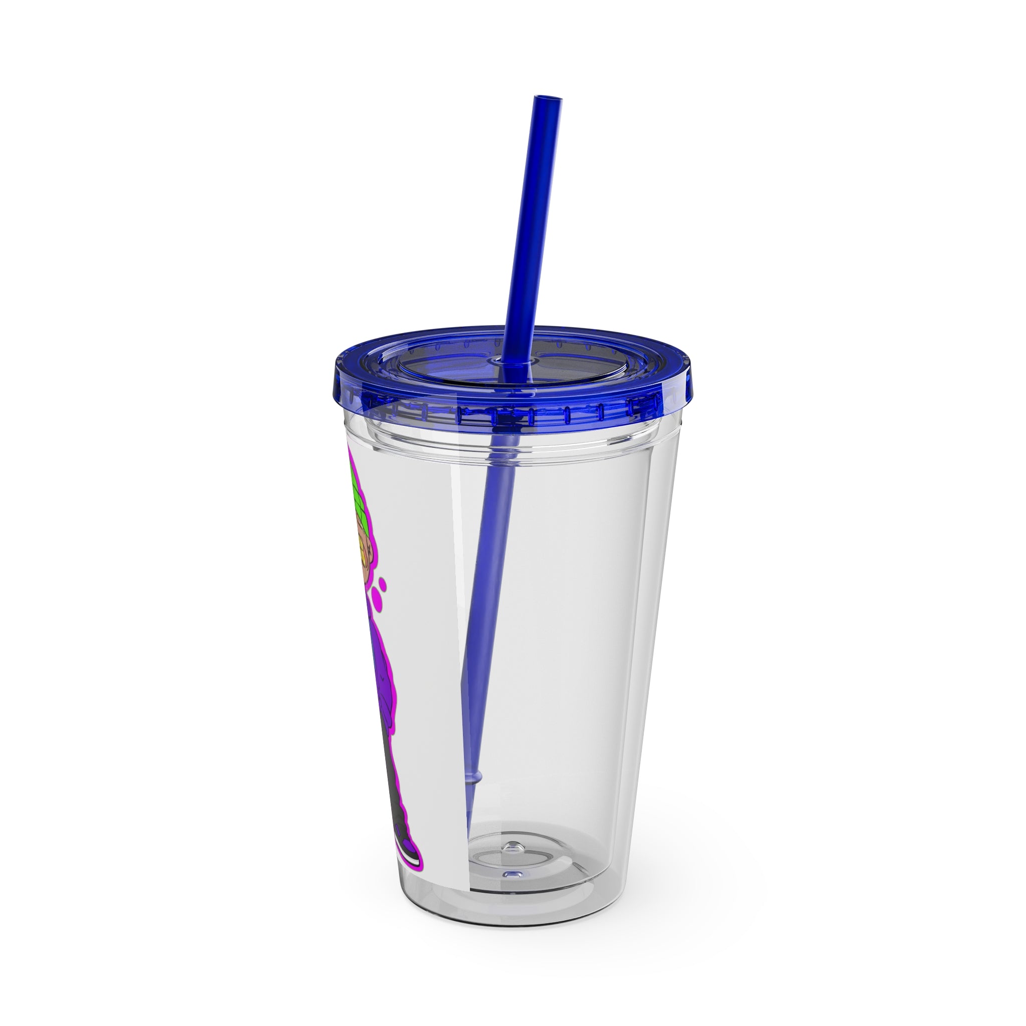 Sunsplash Tumbler with Straw, 16oz