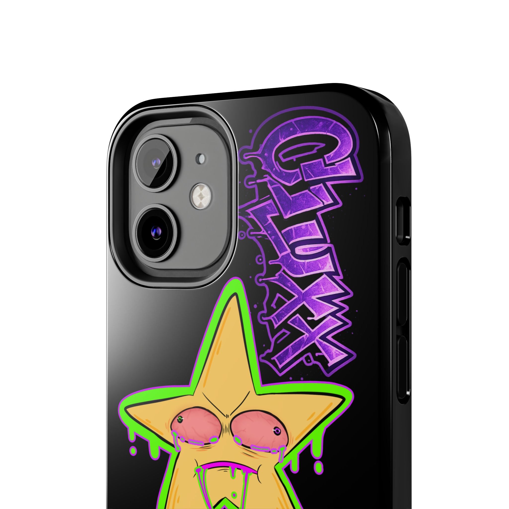 Benny The Star & CLUXX Phone Case,  Black Graphic Phone Case.