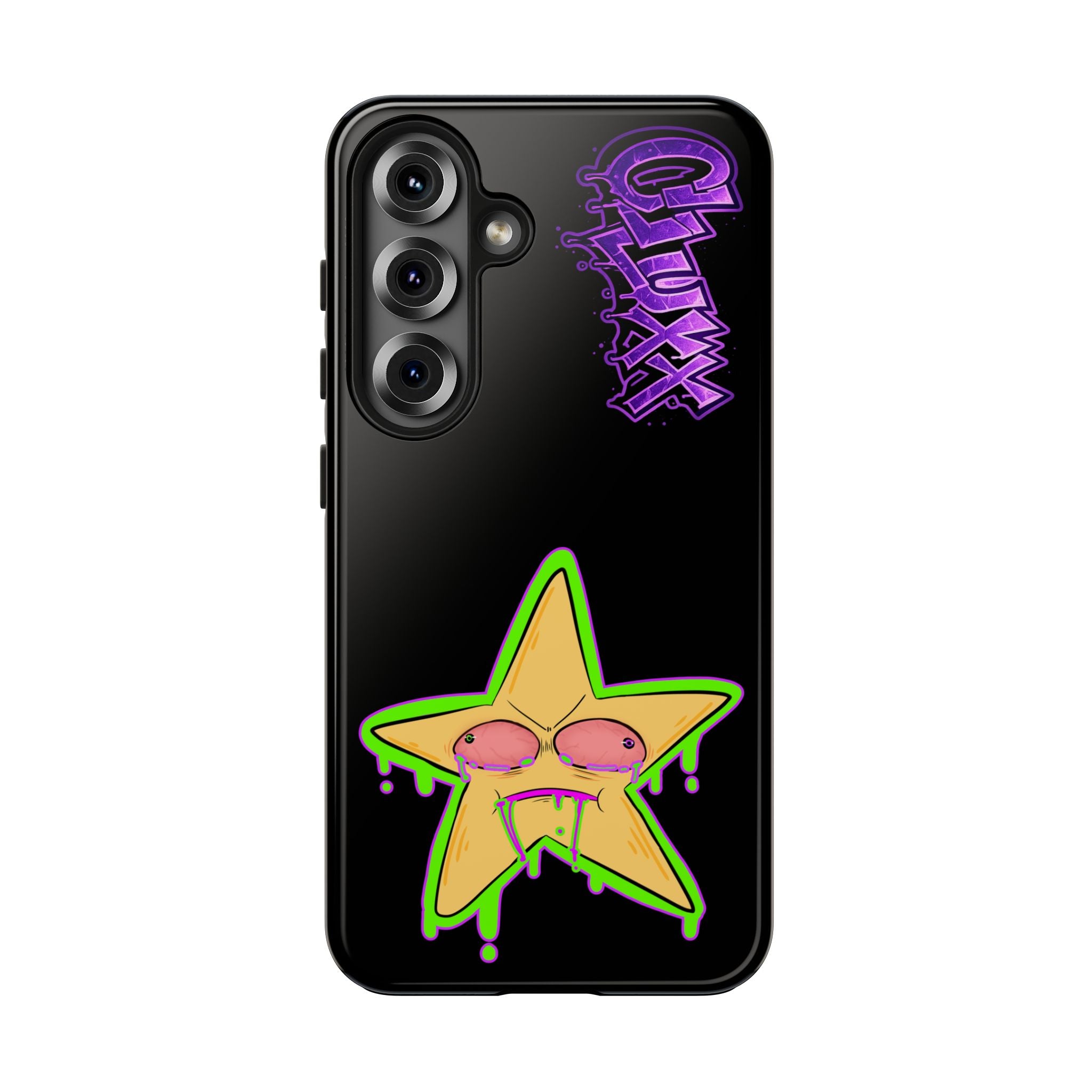 Benny The Star & CLUXX Phone Case,  Black Graphic Phone Case.