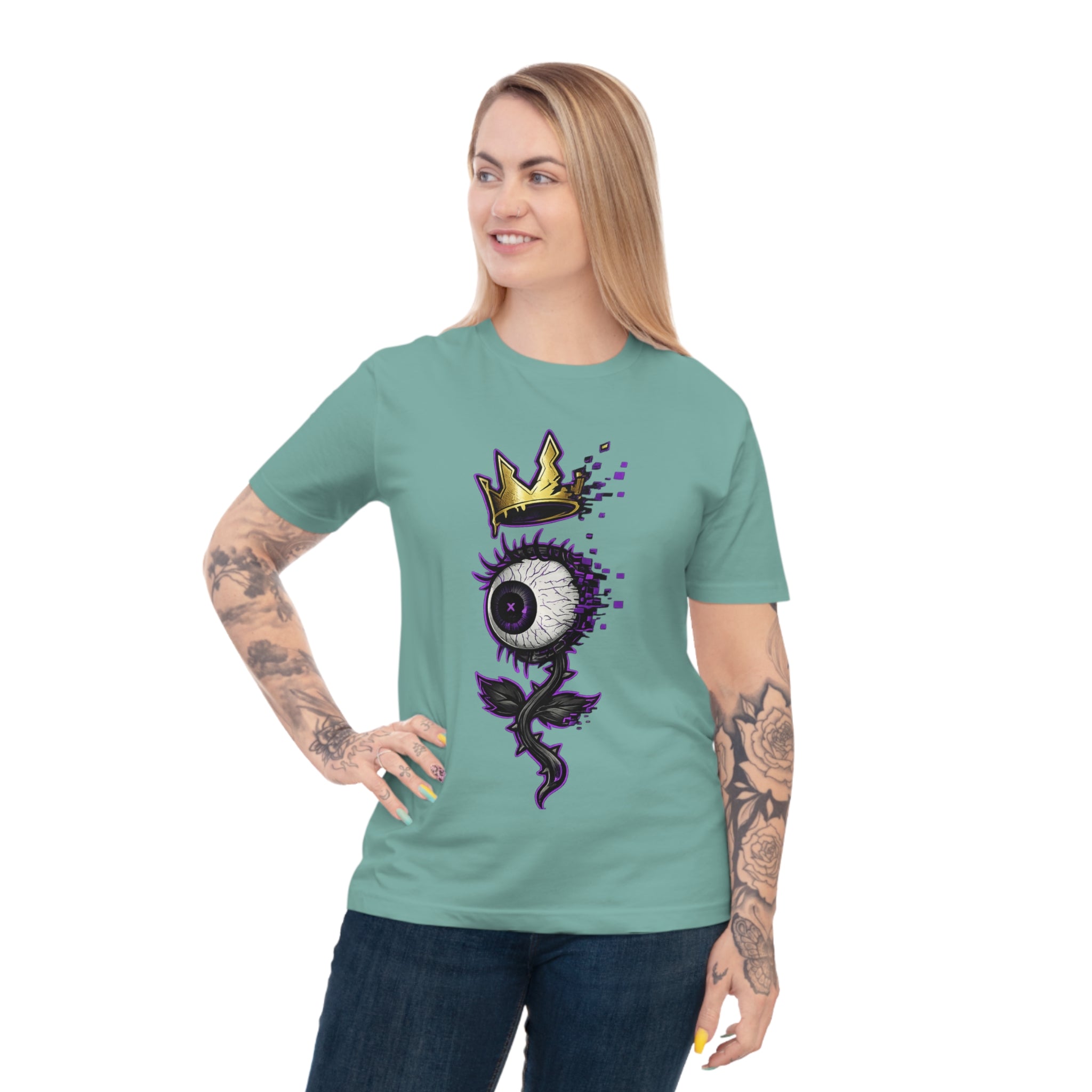 See Beyond The Glitch | Organic Cotton Tee 👁️👑⚡