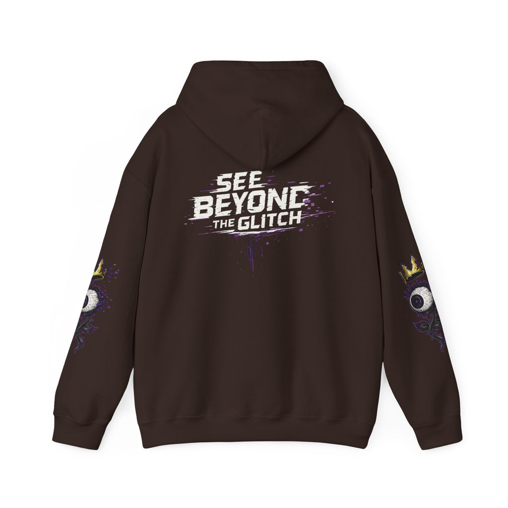 CL LUXX See Beyond The Glitch Graphic Streetwear Hoodie