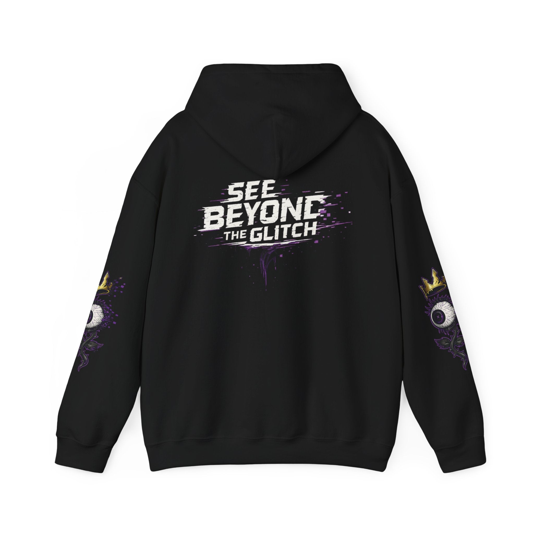 CL LUXX See Beyond The Glitch Graphic Streetwear Hoodie
