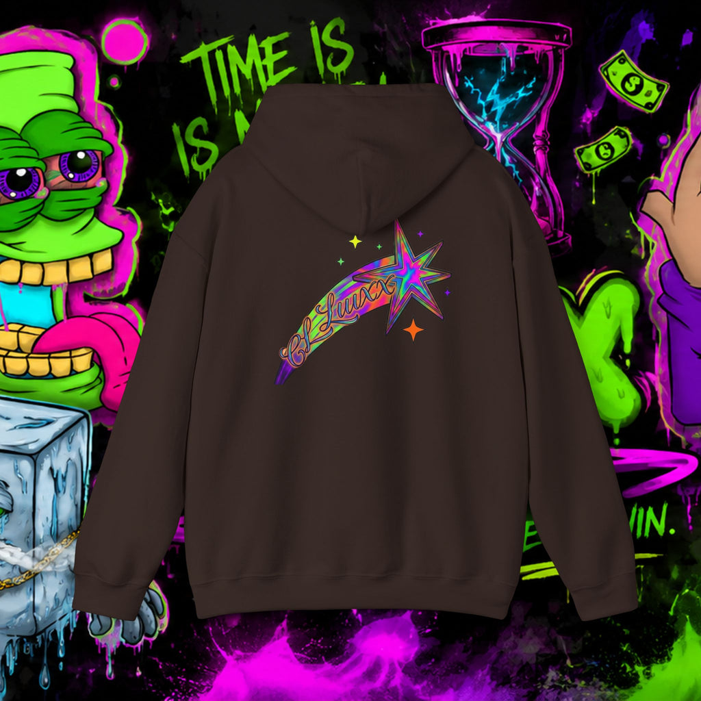 Loyalty Skull Hoodie — CL LUXX Shooting Star Back Graphic