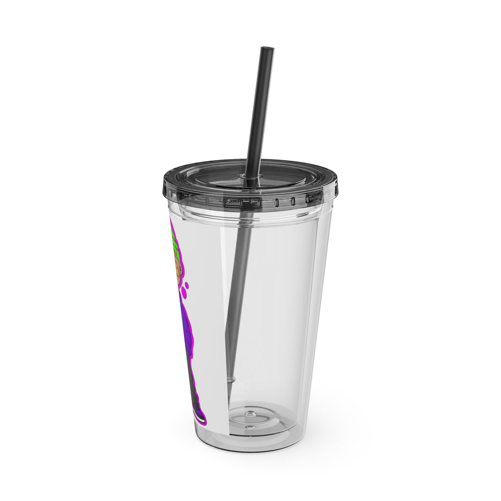 Sunsplash Tumbler with Straw, 16oz