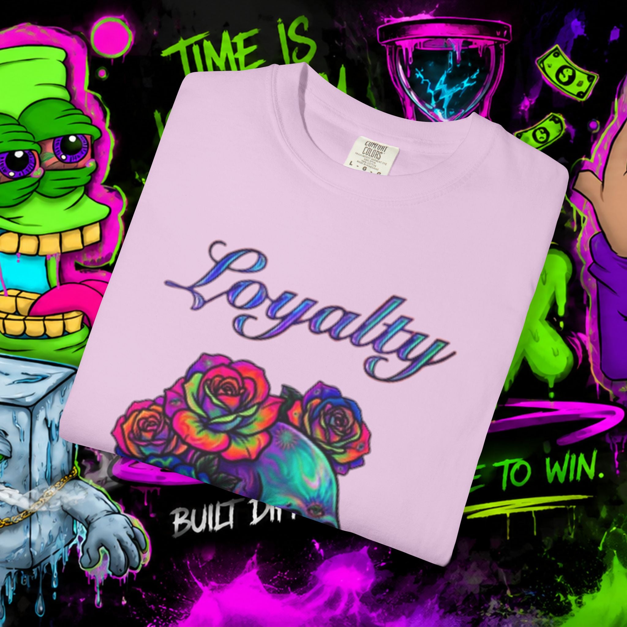 Loyalty Skull T-Shirt — Back Dagger Graphic