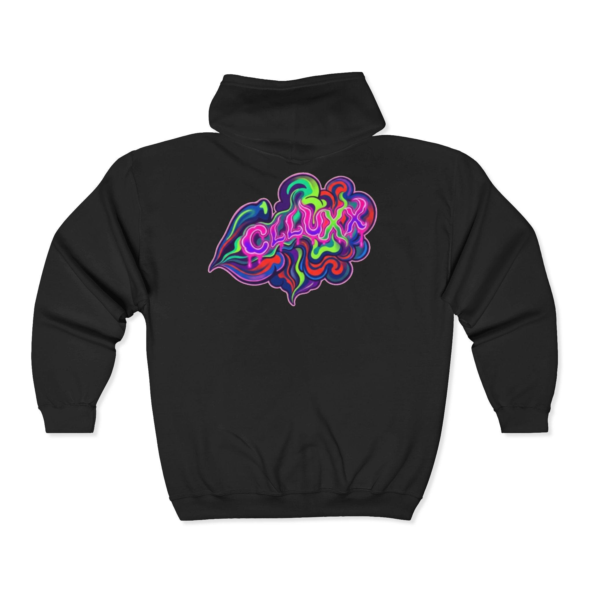 Split Heart Zip Hoodie – CL LUXX Graphic Streetwear