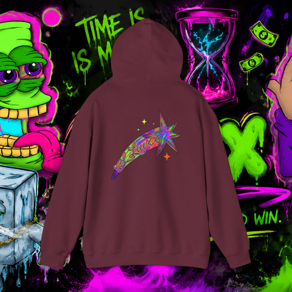 Loyalty Skull Hoodie — CL LUXX Shooting Star Back Graphic