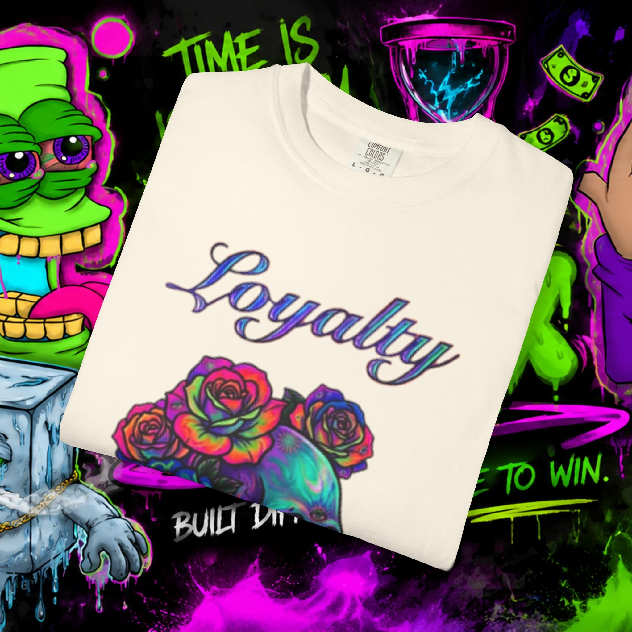 Loyalty Skull T-Shirt — Back Dagger Graphic
