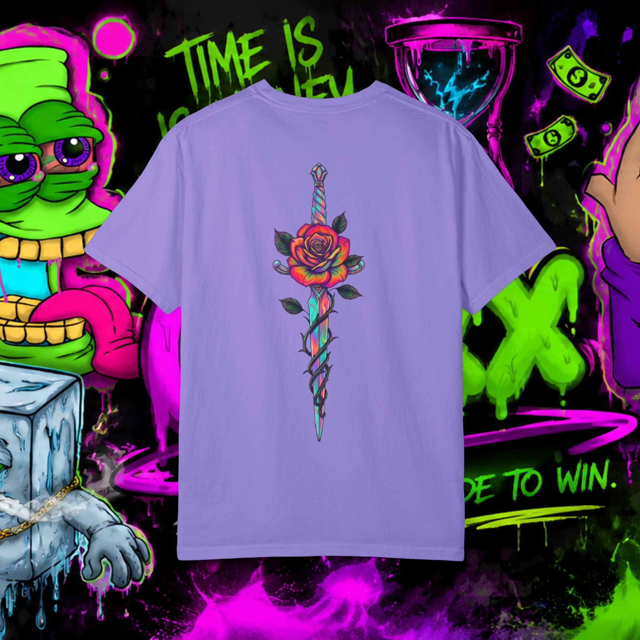 Loyalty Skull T-Shirt — Back Dagger Graphic