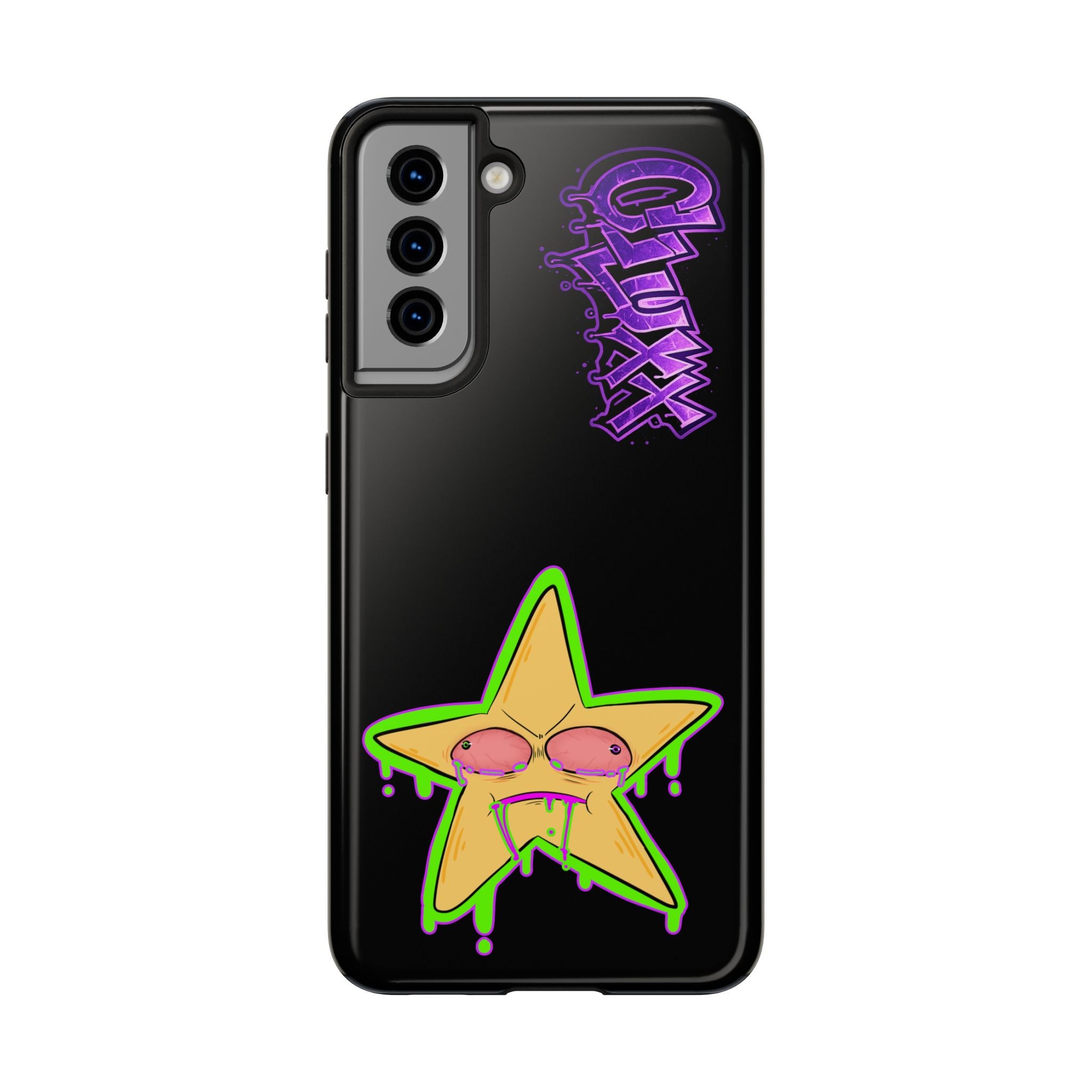 Benny The Star & CLUXX Phone Case,  Black Graphic Phone Case.