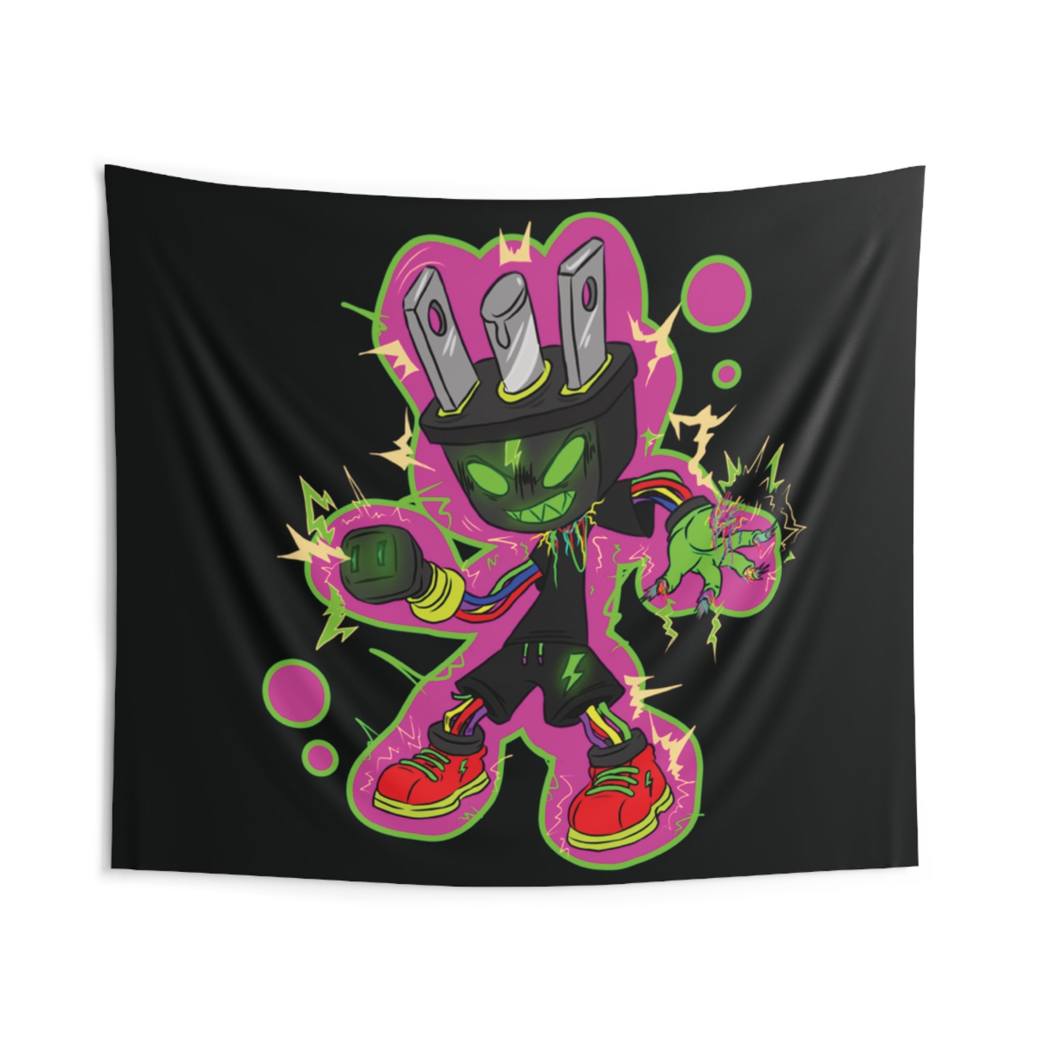 Splat Wall Tapestry | Neon Street Canvas