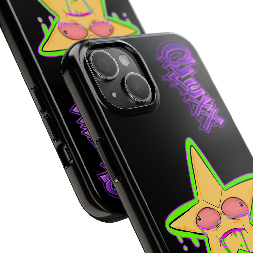 Benny The Star & CLUXX Phone Case,  Black Graphic Phone Case.