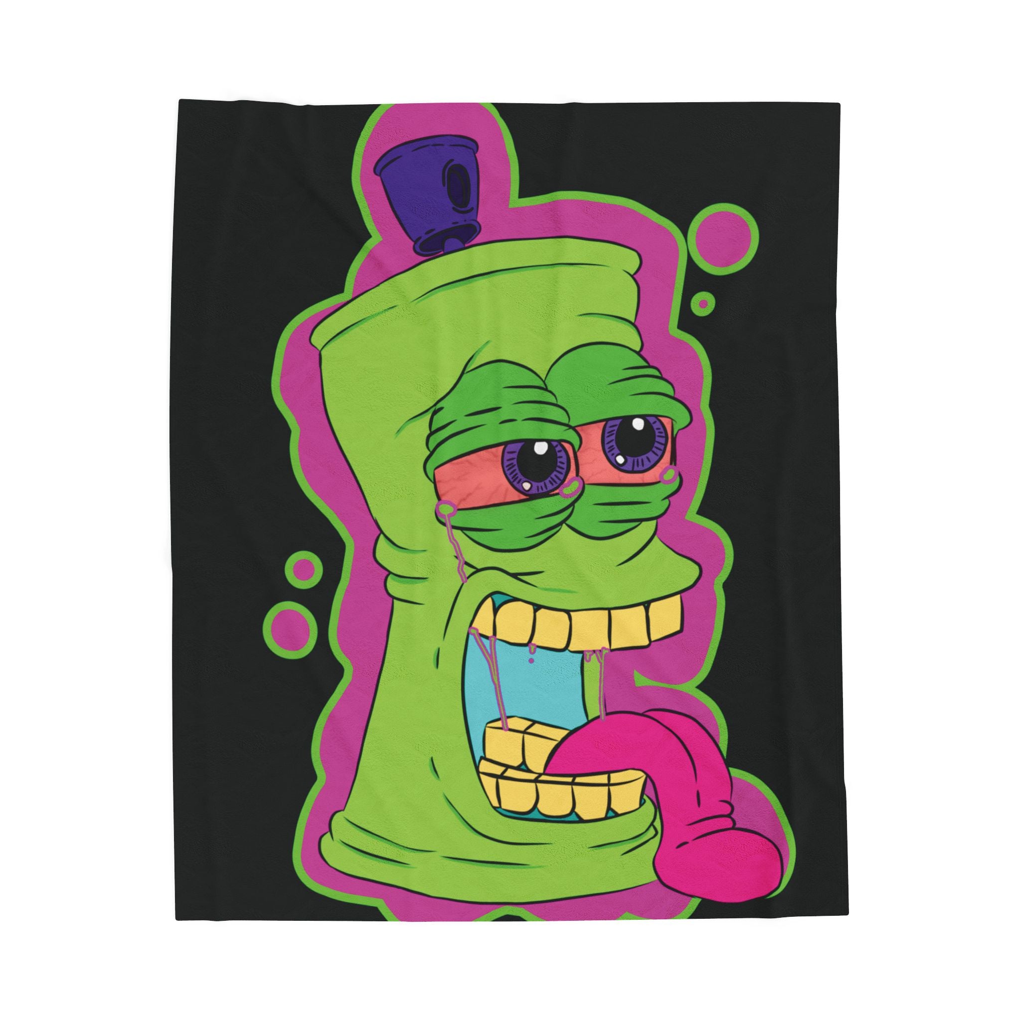 Splat Velveteen Blanket | Living Canvas Throw