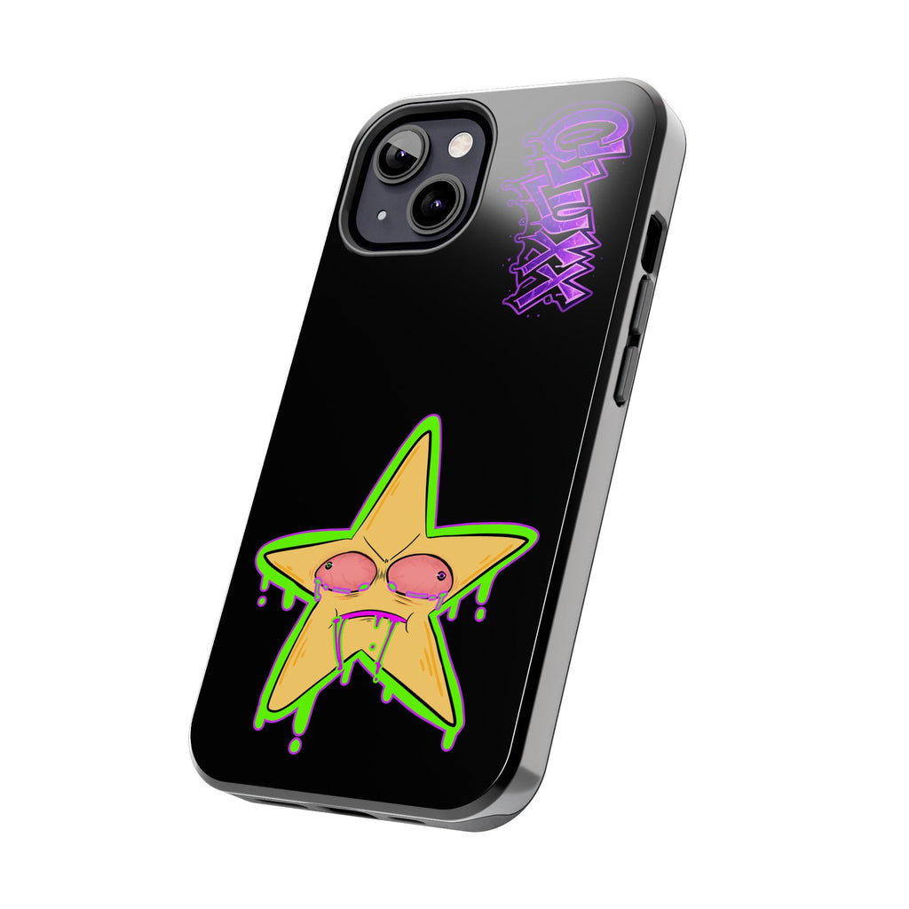 Benny The Star & CLUXX Phone Case,  Black Graphic Phone Case.