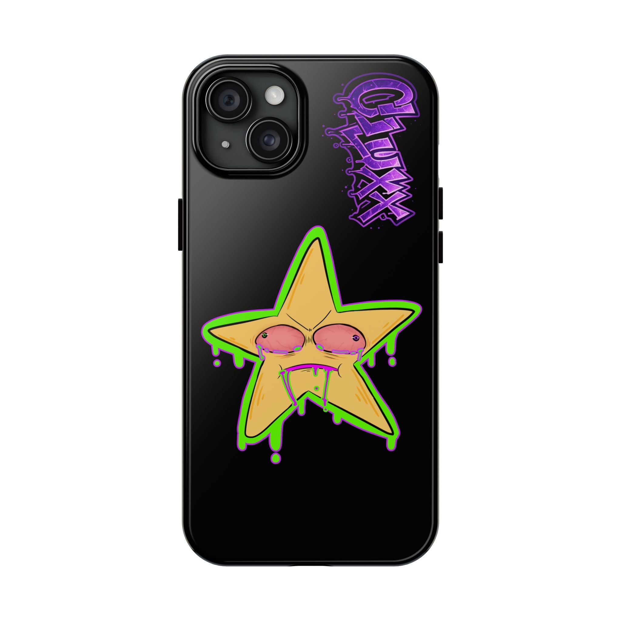 Benny The Star & CLUXX Phone Case,  Black Graphic Phone Case.
