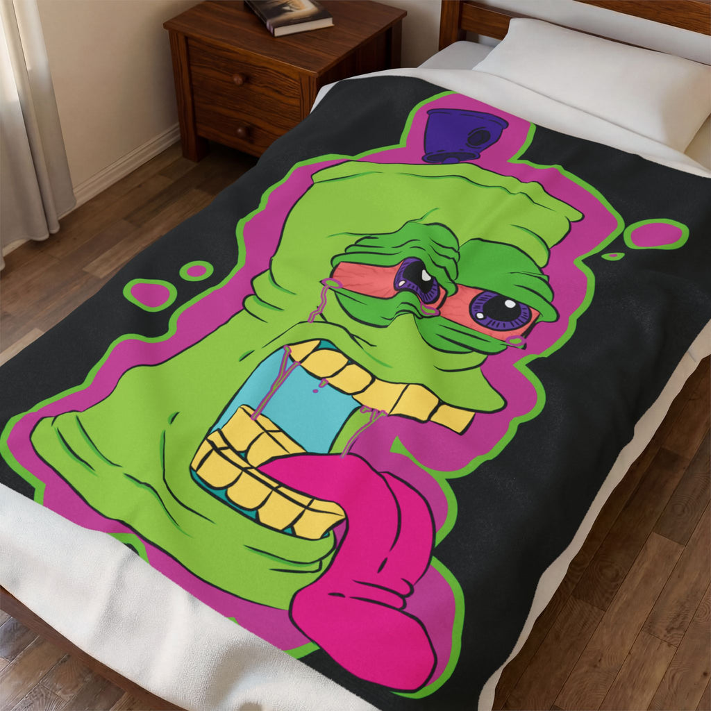 Splat Velveteen Blanket | Living Canvas Throw