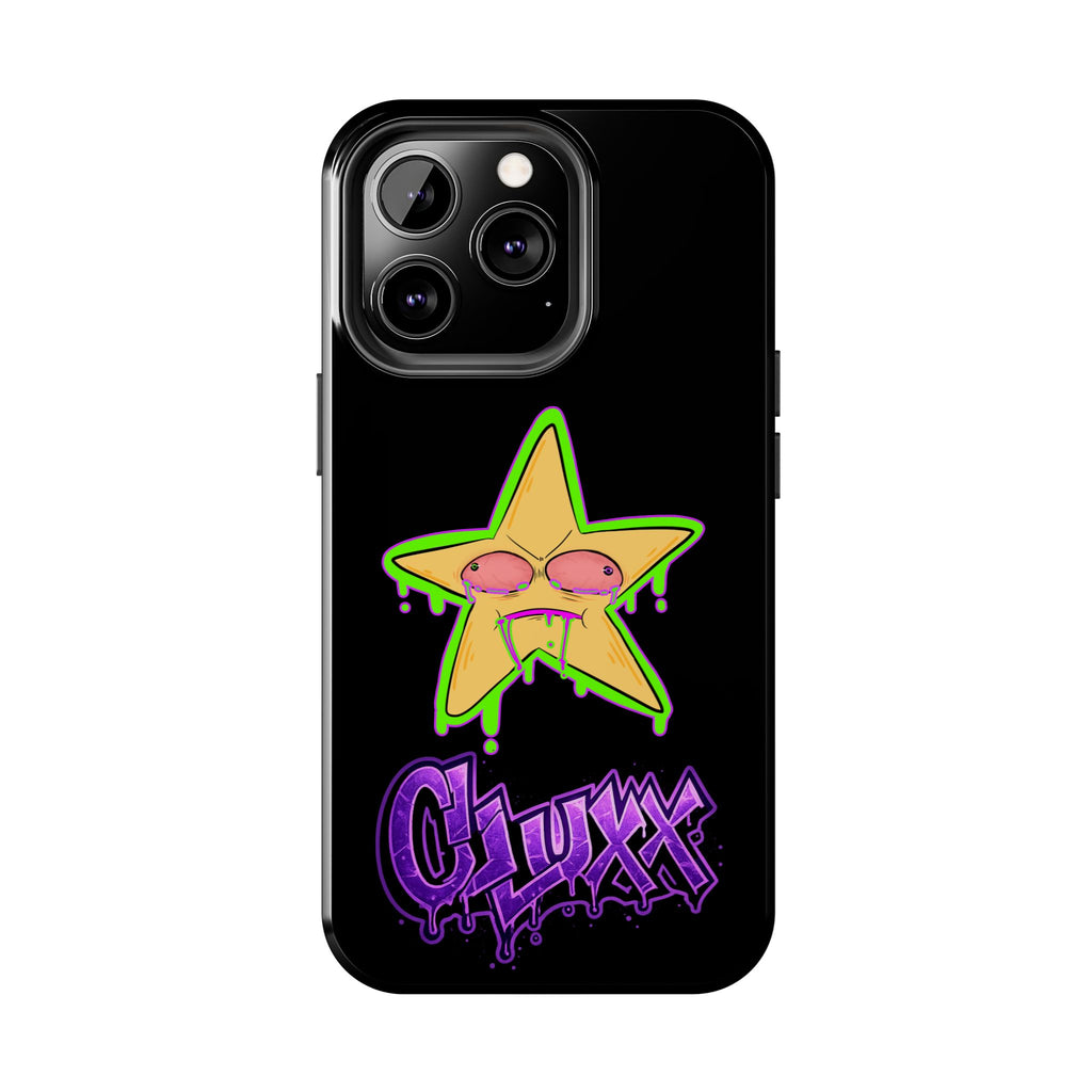 Benny The Star & CLUXX Phone Case,  Black Graphic Phone Case.