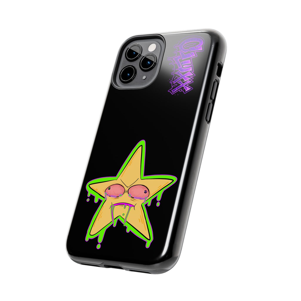 Benny The Star & CLUXX Phone Case,  Black Graphic Phone Case.