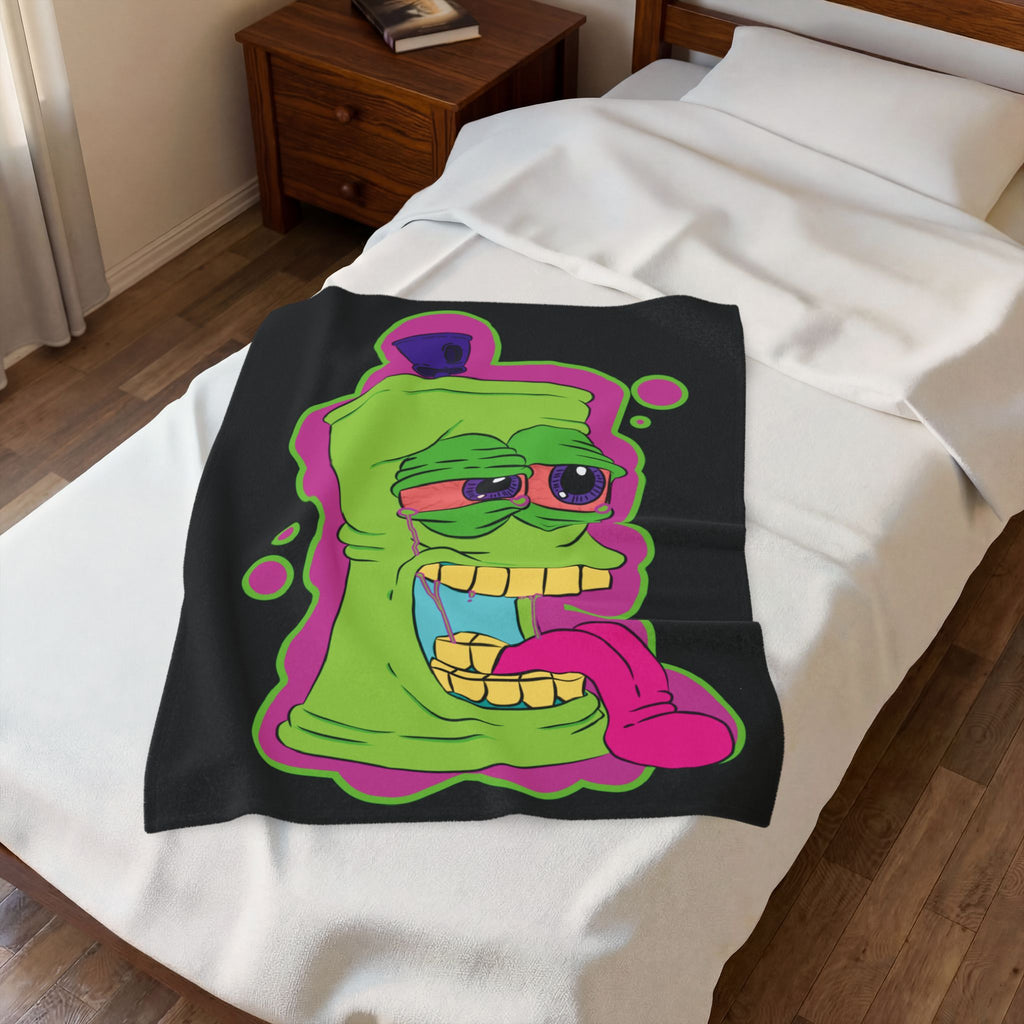 Splat Velveteen Blanket | Living Canvas Throw