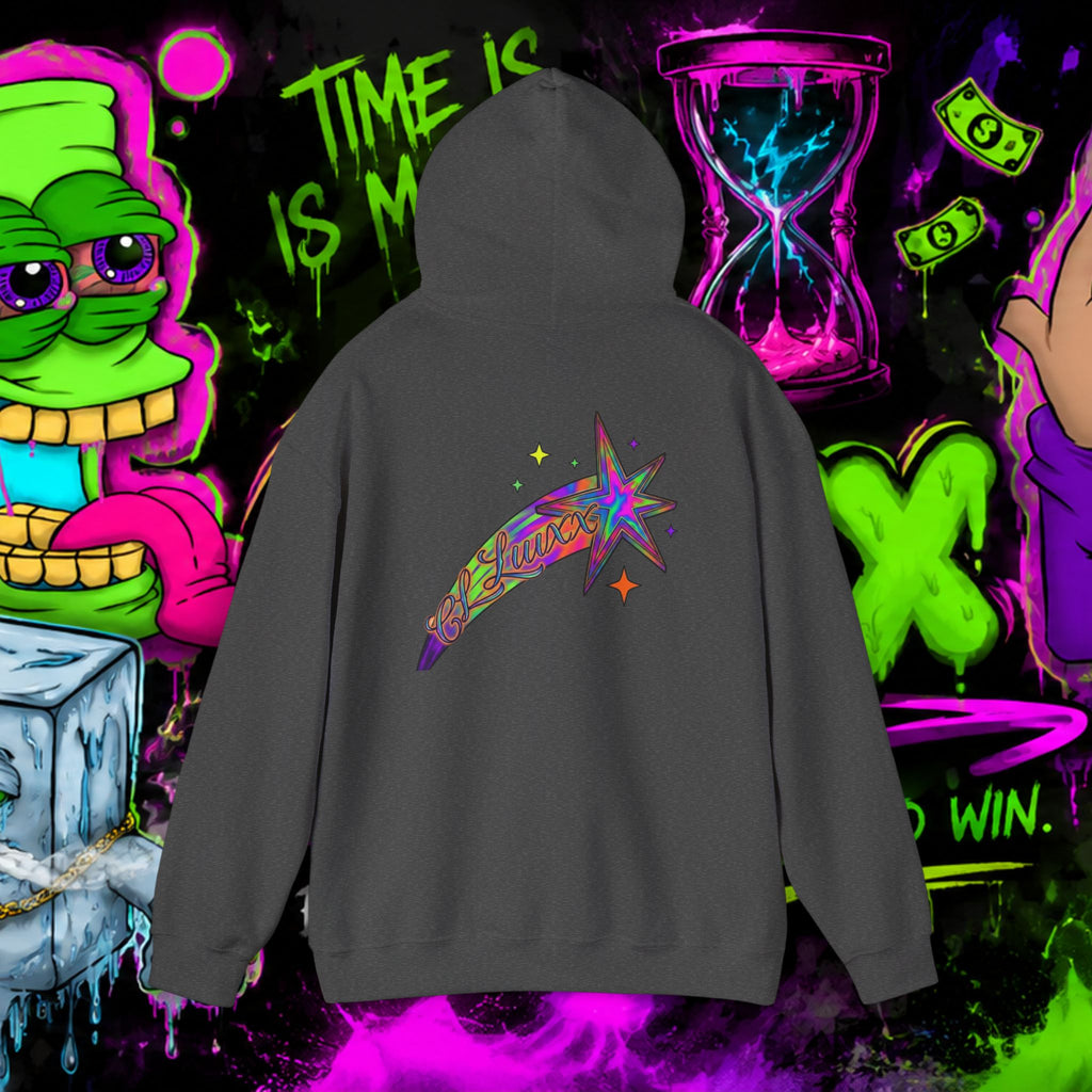 Loyalty Skull Hoodie — CL LUXX Shooting Star Back Graphic