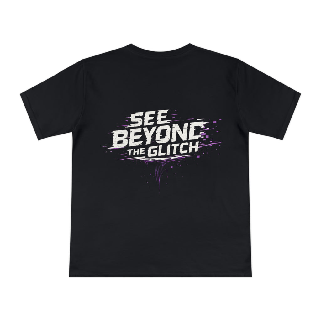 See Beyond The Glitch | Organic Cotton Tee 👁️👑⚡