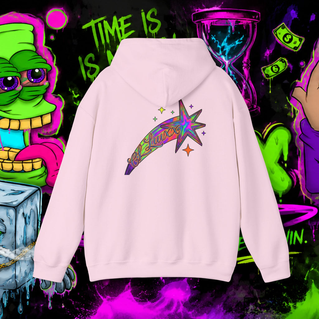 Loyalty Skull Hoodie — CL LUXX Shooting Star Back Graphic