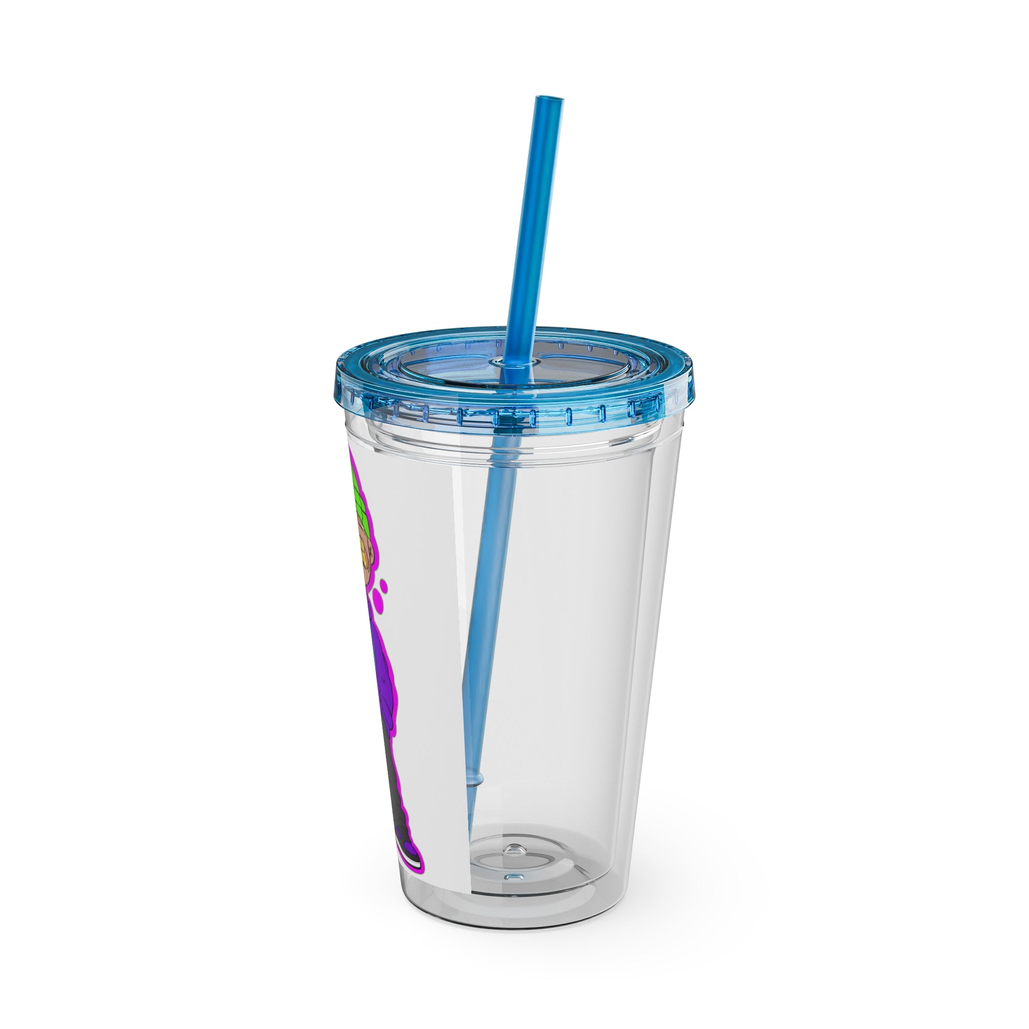 Sunsplash Tumbler with Straw, 16oz