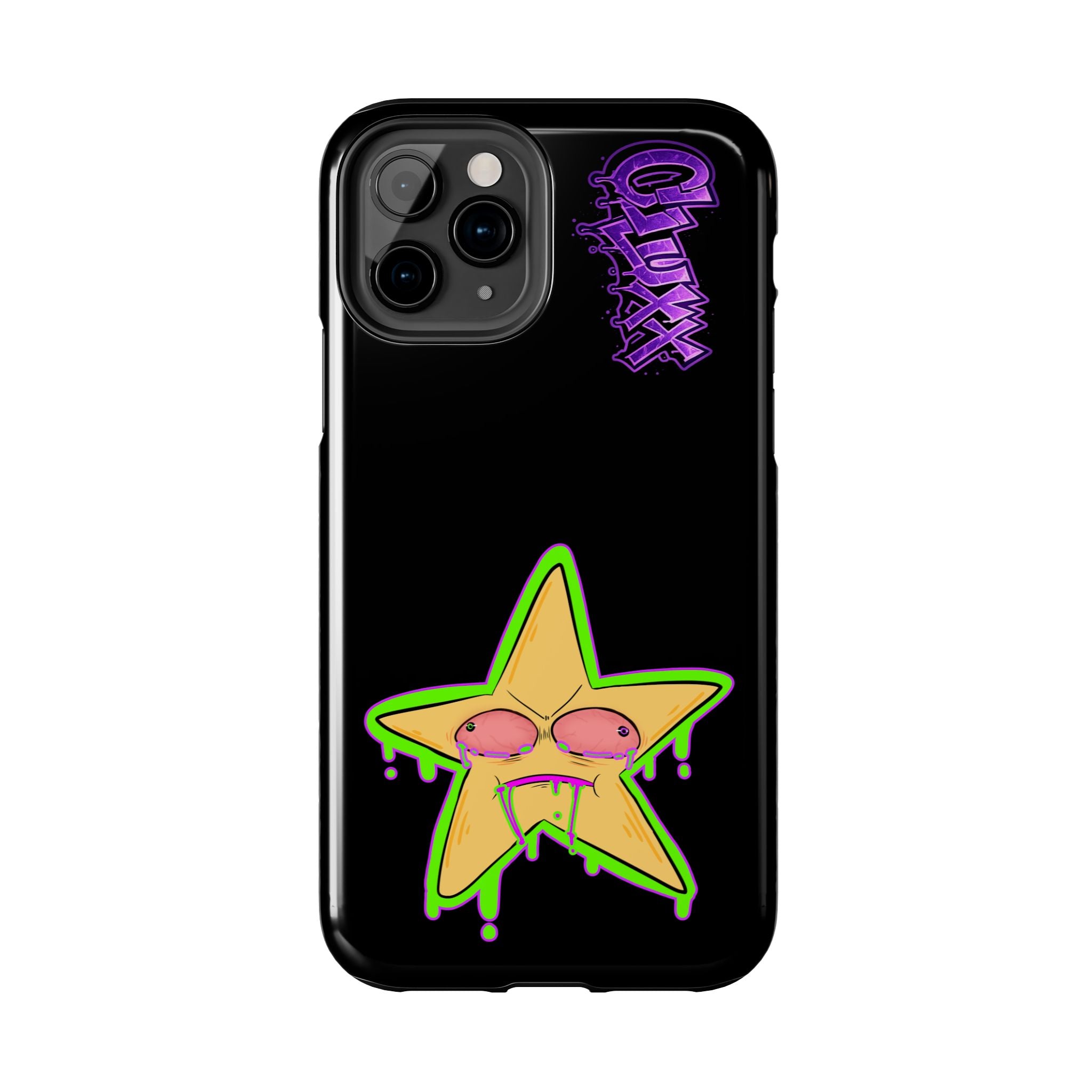 Benny The Star & CLUXX Phone Case,  Black Graphic Phone Case.