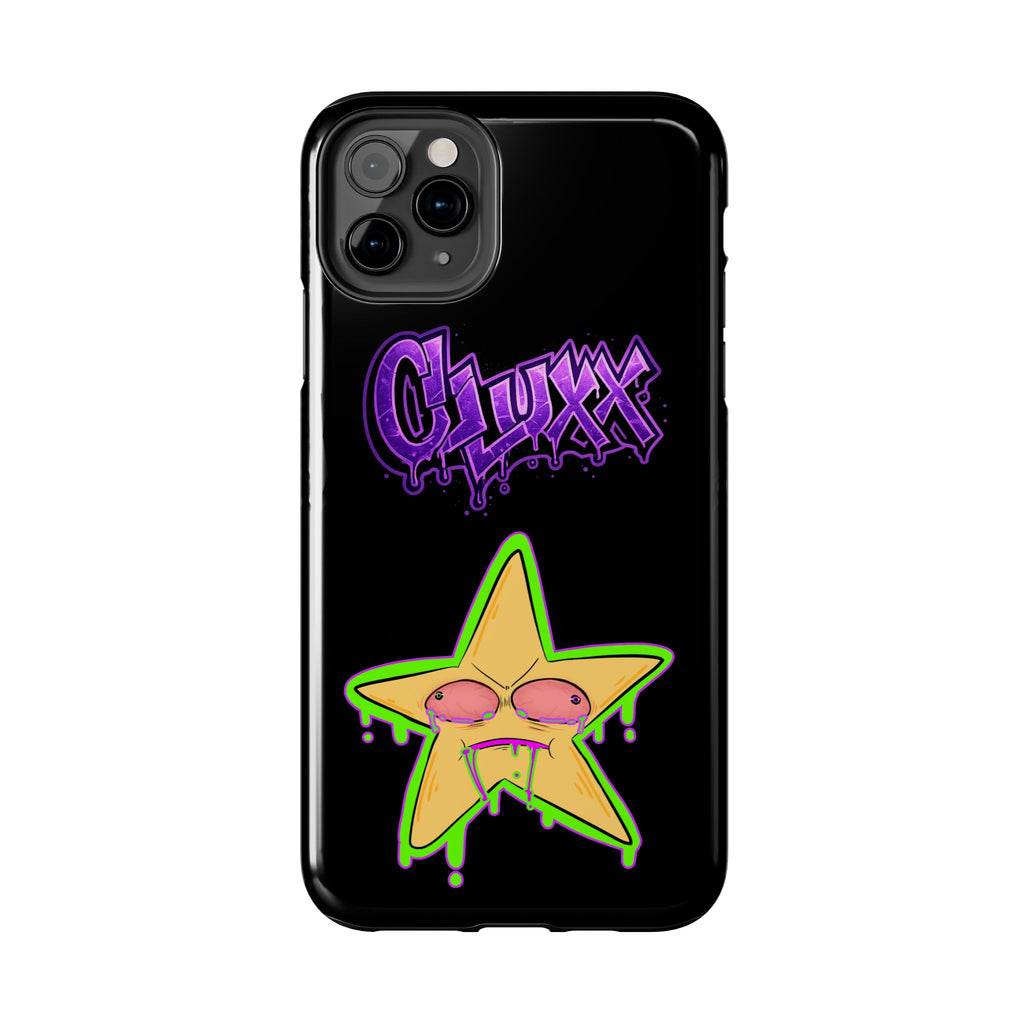 Benny The Star & CLUXX Phone Case,  Black Graphic Phone Case.