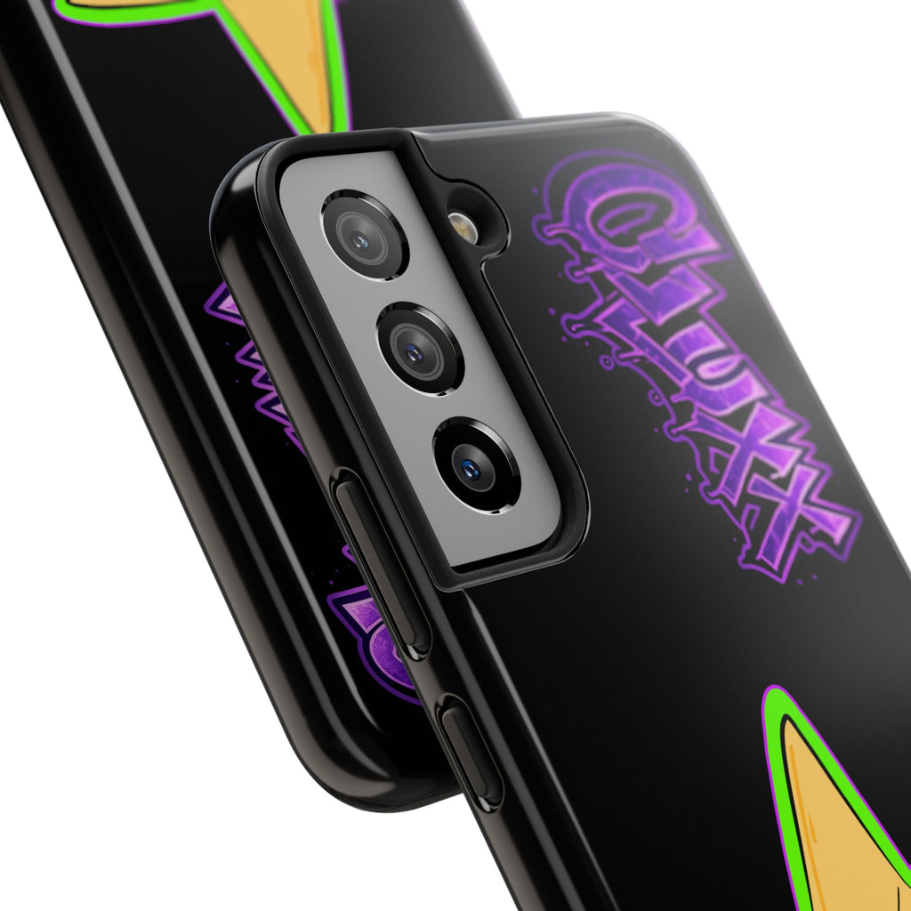 Benny The Star & CLUXX Phone Case,  Black Graphic Phone Case.