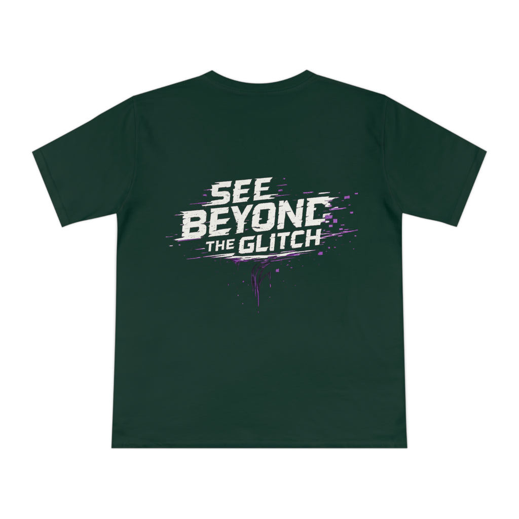See Beyond The Glitch | Organic Cotton Tee 👁️👑⚡