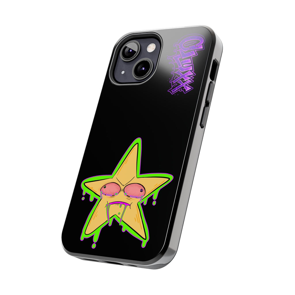 Benny The Star & CLUXX Phone Case,  Black Graphic Phone Case.